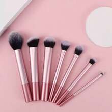 Kit 7 Professional Makeup Brushes 024-142 PINK - ROSA - View 2