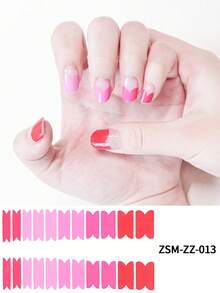 DANNEASY 22 张指甲贴纸全指甲贴浅色纯色指甲油条女士凝胶指甲条自粘指甲美甲贴纸美甲带指甲锉、角质层棒，最新 22 片 3D 美甲贴纸带有金箔和仿钻装饰，具有全覆盖防水指甲油膜，增强耐用性和美感。