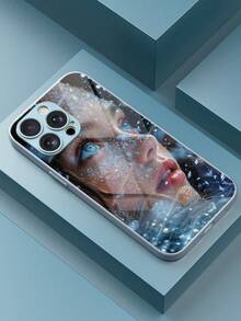 1个可定制日常艺术照片、全家福钢化玻璃金属手机壳，兼容三星S24 Ultra和 17/16 Pro Max/15 Pro/14 Plus/13 Pro/12 Pro Max/11/Xs Max/8/7/6 Plus，精美可爱，是送给朋友、父母、男友/女友的最佳礼物。 - 藍色 - 查看 3