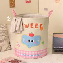 Children's Laundry Basket, Adorable Animal-Shaped Foldable Dirty Clothes Hamper, Nursery Storage Basket, Toy Box Organizer For Boys And Girls, Bedroom/Bathroom Gift Basket - Dirty Clothes Basket - View 10