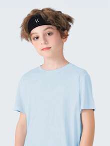 1pc Sports Headband, Sweatband, Running Fitness Headband, Unisex, Suitable For Daily Running, Fitness, Cycling, Casual Use To Protect Forehead - Black - View 5