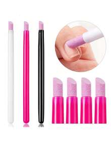 30pcs Nail Polish Stone Nail File Nail Polish Stick Nail Pen Cuticle Remover Trimmer Nail File Cuticle Remover Polisher Finger Nail Polish Stick Nail Polish Polishing Pen Pedicure Pen Washable Nail Tools Nail Salon Makeup Make Up Tools Polishers Nail Tools For Home Beauty Salon Cuticle Removal Trimmer - Multicolor - View 8