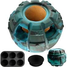 Frozen Treat Dispensing Dog Toy Large Chew Toy Freezable Fillable Rubber Reduces Anxiety Easy To Clean Interactive Puzzle Large - 大的 - 查看 1