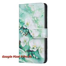 带卡槽的钱包保护套，适用于 MOTO/Honor/Infinix/VIVO - 粉花 - 查看 48