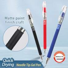 0.28mm/0.38mm/0.5mm 3种线宽全针管中性笔，防水速干书写笔，学生书写笔及办公用品，签名笔，日常书写，学生考试专用笔。返校，学校用品