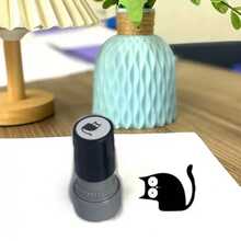 Sanrio 1枚小猫印章，卡通趣味可爱猫咪动物印章，教师奖励印章，教师用黑猫动物印章鼓励，学习用品，返校季