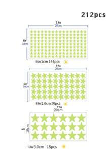 10/122/212pcs Glow In The Dark Star Wall Decals - Removable Night Light Stickers For Kids Bedroom, Nursery, Dorm DIY, Switch Decor & Halloween/Christmas Galaxy Project (8 Sizes Self-Adhesive) Home Decor Halloween Decor Room Decor Wall Decor Wall Stickers Living Room Decor Halloween Decorations Halloween Decoration
