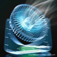 USB Fans - Batería única de tres velocidades - Moonlight White - Ver 6