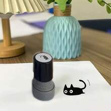 Sanrio 1枚小猫印章，卡通趣味可爱猫咪动物印章，教师奖励印章，教师用黑猫动物印章鼓励，学习用品，返校季