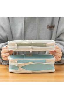 Durable Pencil Case - Green - View 2