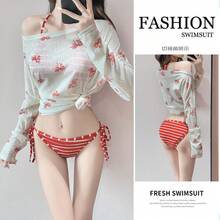 Swim Gear Sets - Rojo (conjunto de tres piezas) - Ver 2