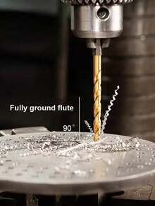 Bộ 13/19 mũi khoan xoắn thép tốc độ cao HSS phủ titan, chuôi lục giác, bộ mũi khoan tác động góc 135°, thích hợp cho gỗ, kim loại, nhựa, nhôm, dụng cụ điện gia dụng DIY, thép tốc độ cao bền bỉ, khoan nhanh, không bị lệch mũi, thích hợp cho máy khoan không dây, xưởng và sử dụng tại nhà. - Nhiều màu - Xem 12