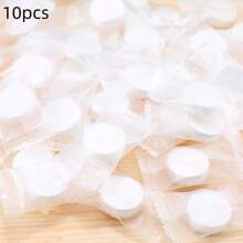 100 piezas Toallitas para viajes, camping, senderismo, deportes, salones de belleza - Toallas portátiles fáciles de transportar en el contenedor de la bolsa