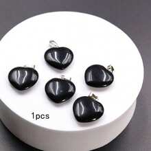 1pc 20mm Heart Shaped Pendant Without Chain, For DIY Necklace, Bracelet, Keychain Accessories