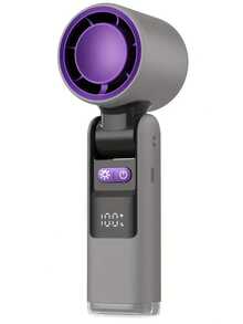 1PC USB Rechargeable 4000mAh High-Speed Turbine Cooling Fan,Ultra-Quiet, Long-Lasting, Portable Mini Fan, Foldable, Air Conditioning, Holiday Essentials,Portable Fan - Multicolor - View 15