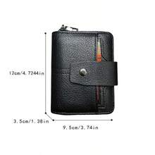 New Men Accordion Cardholder Wallet Large Capacity Multi-Card Slots Coin Purse Credit Card Holder With Zipper For Men Wallet Mini Wallet Purse Wallet Card Wallet - Black - View 7