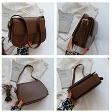 Fashionable Waterproof Shoulder Bag For Women - Brown - View 6