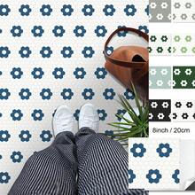 MORCART 20片装 7.87 英寸 x 7.87 英寸自粘式 DIY 地板砖，可移除防水乙烯基材质，适用于浴室、厨房、壁炉、宠物屋、楼梯、卧室、墙面等场所。 - 彩色 - 查看 2