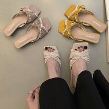 Women Flat Sandals - 黃色 - 查看 4