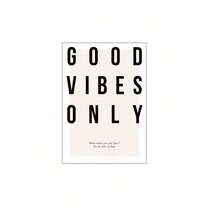 1/3Pcs Tối giản Đen Trắng Trích dẫn động lực Poster và In Tranh Canvas Chữ Good Vibes Chỉ Nghệ thuật treo tường Trang trí nhà hiện đại Khung tùy chọn - Không khung - Xem 16