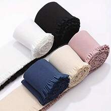 2 Yards DIY Clothing Lace Elastic Band, Waistband Stretch Ribbon - Suitable For DIY Dresses, Clothes, Pants, Shoes, And Hats Decoration - Multicolor - View 2