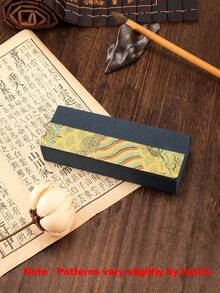 1pc Vintage Classical Style Leather Glasses Case With Retro Pattern Portable Hard Shell Eyewear Protection For Men Women Stylish Gift - Multicolor - View 15