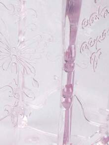 1 件蝴蝶图案指甲油卸妆巾带盖，多功能美甲工具盒 - 彩色 - 查看 6