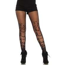 Womens Bat Wing Sheer Tights