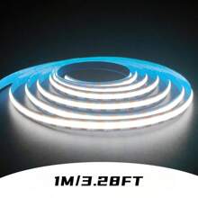 Berührungssteuerter LED Schminklicht-Streifen - USB betrieben, dimmbar Schminkspiegel Hintergrundbeleuchtung mit 320 COB LEDs/M, Warm/Natur/Kühlweiß Optionen für Badezimmer & Schlafzimmer Dekoration