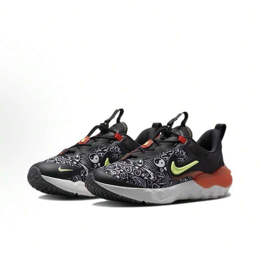 Nike 女士新款轻便低帮运动休闲跑步鞋 DV3106-001 - 黑與白 - 查看 1