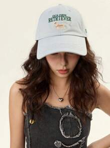 1 pezzo Cappellino da baseball con ricamo di Golden Retriever - Design unisex, perfetto per lo streetwear, lo sport e il tempo libero