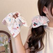 1 Peça Scrunchie de Cabelo com Formato de Intestino de Volta às Aulas, Novo Acessório de Cabelo Elástico Casual de Alta Qualidade para Mulheres em 2025, Scrunchies, Elásticos de Cabelo