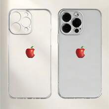 Viene con una funda de teléfono de diseño simple de manzana y fruta, una funda de teléfono elegante y creativa, protección contra golpes y caídas, duradera y resistente a las manchas, incluyendo impresión UV y cobertura completa de 360 grados, adecuada para iXR/X/XS/XS Max.|11/11 Pro/11 Pro Máx|12/12 Pro/12 Pro Máx| 13/13 Pro/13 Pro Max.| 14/14 Pro/14 Plus/14 Pro Máx.| 15/15 Pro Max/15 Pro/15 Plus| 16/16 Pro/16 Pro Max/16 Plus|Compatible con  17/17 Pro/17 Pro Max/17 Air.Accesorios frescos y creativos. - Transparente 1078 - Ver 5