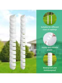 Plastic Tree Trunk Protector, Anti-Insect & Rodent Gnawing, Garden Tool