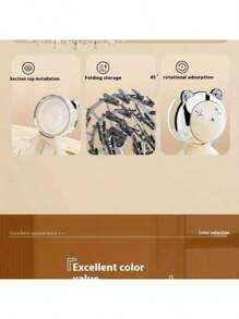 1pc Multi-Functional Drying Rack, Suitable For Socks And Underwear, Strong Suction Cup Wall Mounted, Ideal Choice For Graduation Season, Back To School Season And Summer Laundry, Space-Saving Design With Multiple Clips, Perfect Home Use Option