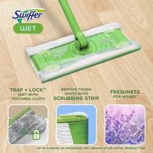 Sweep + Mop, Wet Pads Refill, Floor Cleaner, Cleaning Cloths, Lavender, 12 Count - Hot - 1 - Xem 2