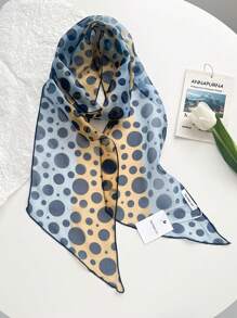 Fashionable Polka Dot Casual Versatile Minimalist Daily Women Scarves