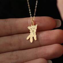 1 pezzo Collana con ciondolo targhetta personalizzata con foto del tuo animale domestico, gioiello commemorativo in acciaio inossidabile, forniture scolastiche, per il ritorno a scuola, regalo scolastico, per l'ufficio, per la scuola, per l'aula, per regali agli insegnanti, per l'università, per i colleghi, per le camere da letto, per gli insegnanti, per i ragazzi, elegante autunno, delicata storia d'amore