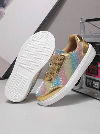 Women's Low-Top Breathable Casual Knit Sneakers, Soft Sole Walking & Running Shoes