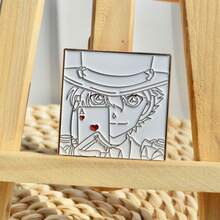 1 huy hiệu - Huy hiệu kim loại Kaitou Kid - Bộ ghim cài áo tráng men hình anime - Phụ kiện túi kim loại cao cấp với lớp phủ bóng, quà tặng manga sưu tầm - Quà sinh nhật - Quà tặng bạn bè - Quà tặng - Món quà hoàn hảo - Quà Halloween - Quà Giáng sinh - Quà Phục sinh - Nhiều màu - Xem 5