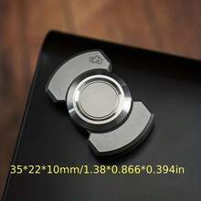 三合一金属指尖玩具 - 金属指尖滑块、、指尖滑块下推玩具 - 缓解焦虑和压力的高级桌面玩具 - 彩色 - 查看 3