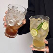 1 cốc thủy tinh đựng nước ép chất lượng cao, cốc đựng đồ uống hình ngọn đuốc, thích hợp đựng cocktail, nước có ga, cốc Mocktail sáng tạo, lý tưởng cho các buổi tụ họp tại nhà hoặc nhà hàng - Nhiều màu - Xem 4