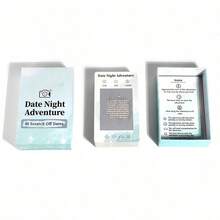 1 Box 40pcs Set Date Night Adventure Scratch-Off Cards, Unique Boyfriend, Girlfriend, Wife, Husband, Special Anniversary Or Birthday, Family Game - 彩色 - 查看 6