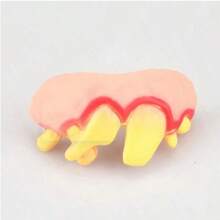 1pc 8-Style Funny Fake Teeth, Gag Toys For April Fool's Day, Halloween Props, Friend Party Gifts, Valentine's Day Gifts - Multicolor - View 9