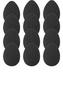 10/6/2 Piezas Almohadillas antideslizantes para tacones altos Suelas de goma autoadhesivas Almohadillas de goma para la parte delantera del pie Insertos de zapato silenciosos para zapatos casuales