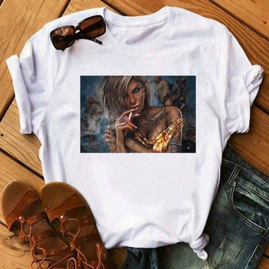 Women T-Shirts - White - View 1