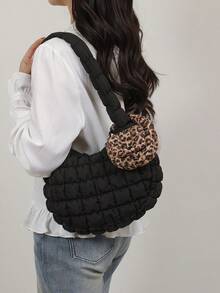 HAILIAN 1 件时尚迷你小包褶皱云包超迷你吊坠包多功能零钱包零钱包耳机包迷你小包多种颜色可选。女士钱包迷你钱包钱包钱包零钱包 - 彩色 - 查看 4