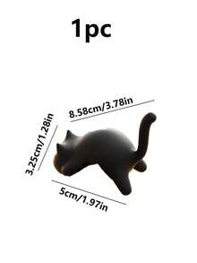 1pc/2pcs/3pcs/5pcs黑白黄粉猫背包挂钩书桌桌边挂钩无痕不挂袋小学生多功能背包打孔 - 彩色 - 查看 18