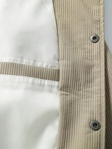 Men's Jacket Coat, Casual Fashion Versatile Jacket With Multiple Pockets, Khaki Jacket, Autumn/Winter New Arrival - Khaki - View 6