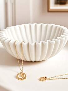 1 Stück handgefertigte Harzteller in Fächerform mit Lotosblattrand Dekor, geeignet für Innen- und Außendekoration Zuhause, Couchtisch, Küchentheke, Schüssel für Schlüssel im Eingangsbereich, Dekoration für Weihnachten, Halloween, Ostern, Erntedankfest, ohne Strombedarf